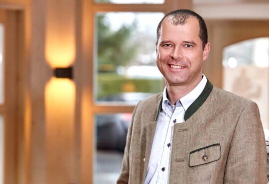 Frank Erhard, Direktor im Hotel Zugspitze (Foto: Marc Gilsdorf)