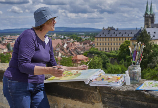 Einladung zur Ausstellung der »Oberfränkischen Malertage«