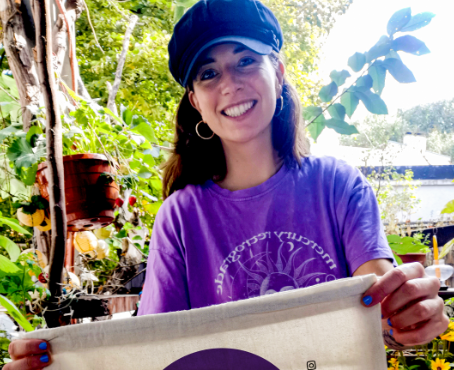 Wäschesack-Artistin