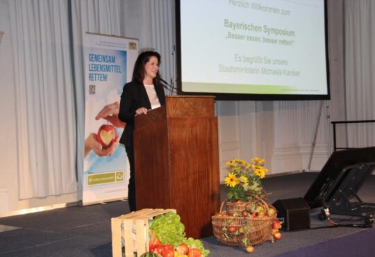 Essen gehört auf den Teller, nicht in die Tonne