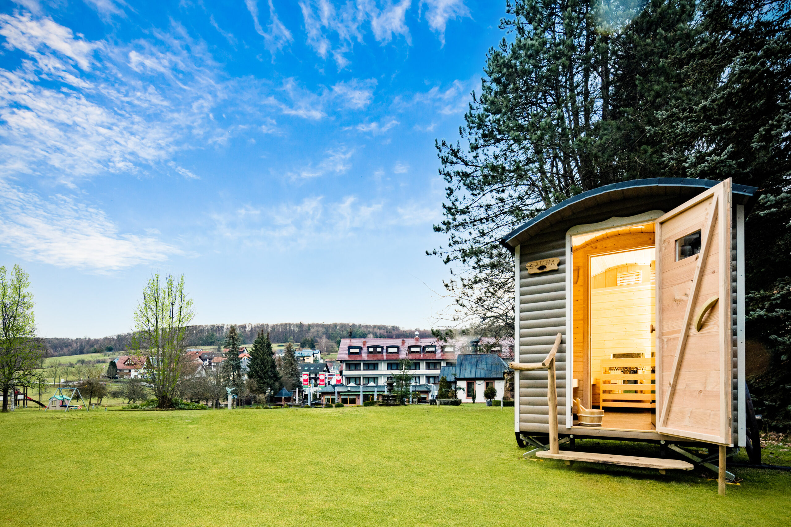 Neues Saunavergnügen im Hochspessart